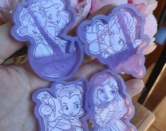 princess baby molds - cute kawaii girl princess silicone molds