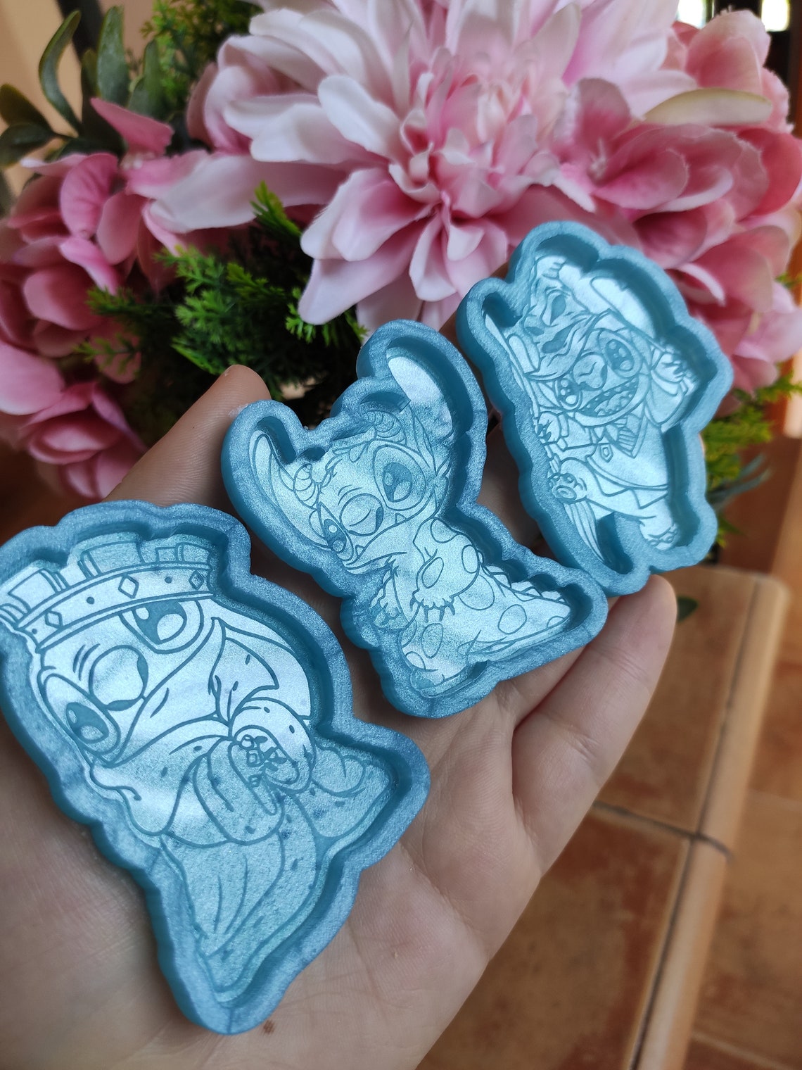 Blue Alien Kawaii Molds Costume Villains Movies - Silicone Molds Geek ...