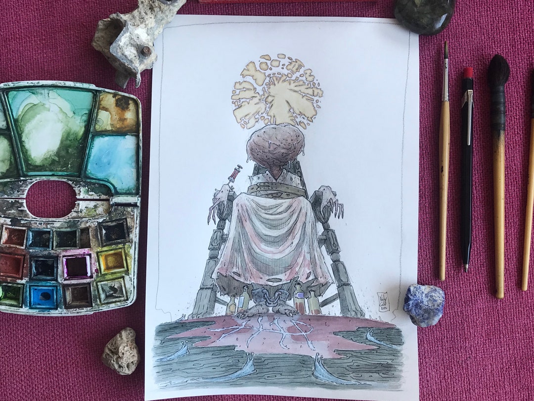 St Adeline Bloodborne Fan Art Etsy