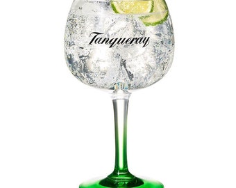 Personalised Christmas Gift a Tanqueray Gin Copa Glass a Gift for Him or Her Engraved Message