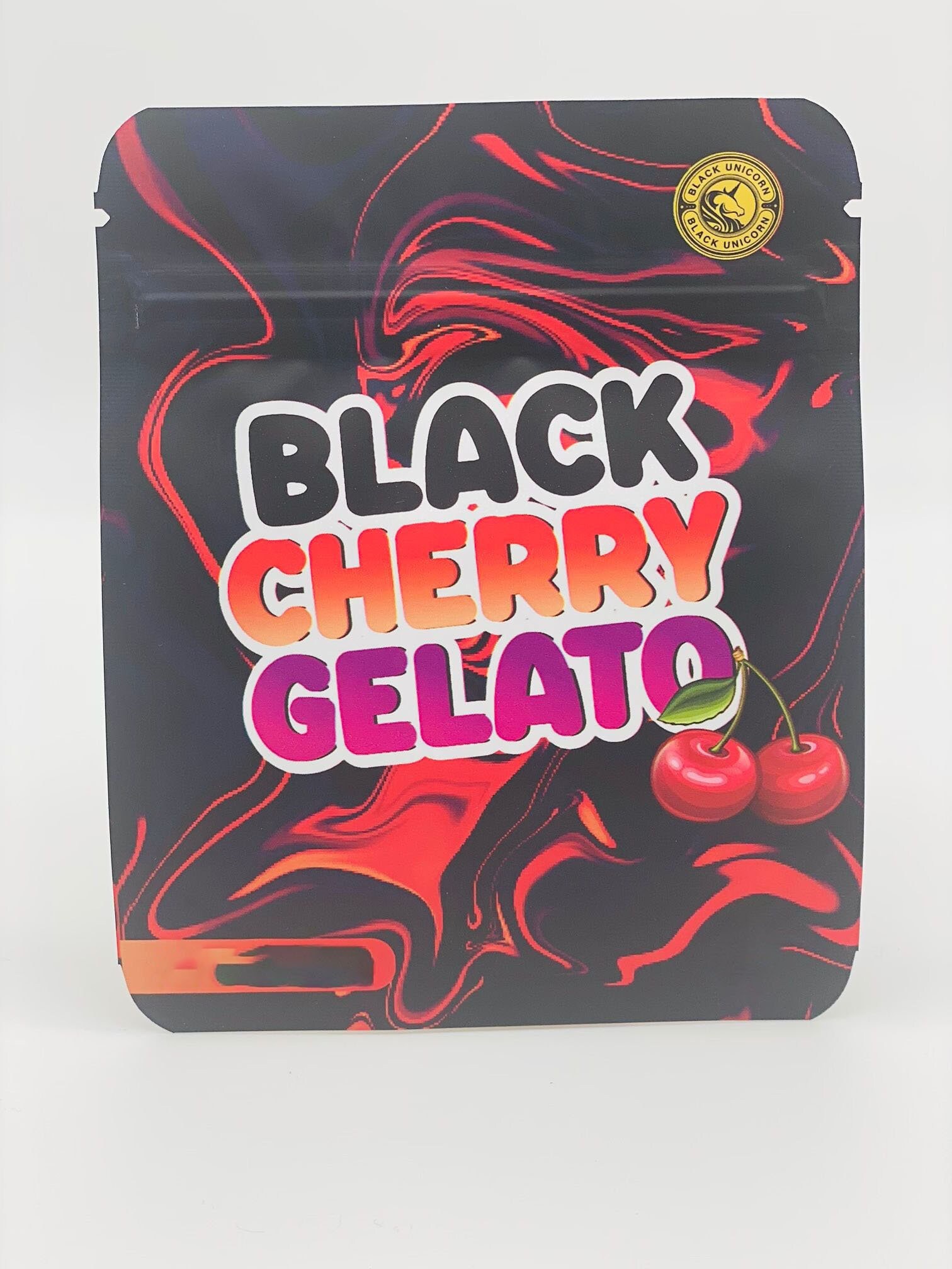 50 Black Cherry Gelato 3.5 Gram Empty Mylar Bags Etsy