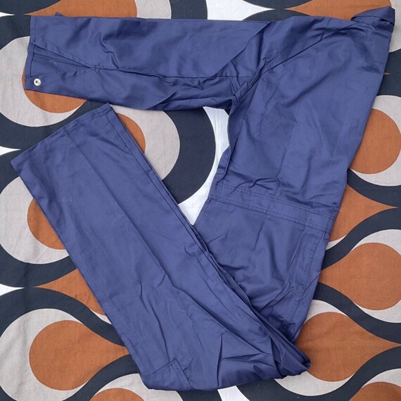 New Old Stock, 1980s King Gee blue overalls, made in … Gem