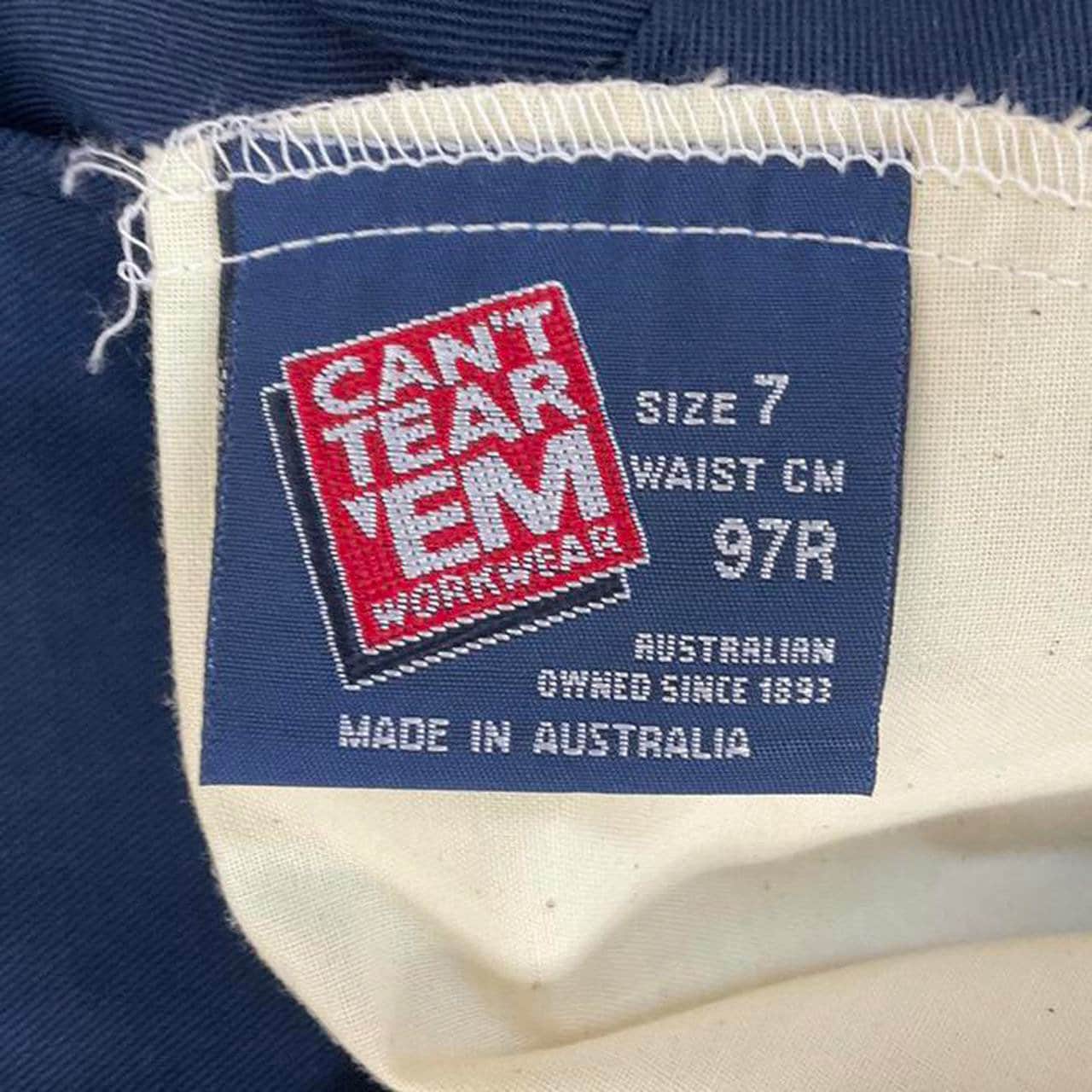 1990s New-old-stock Cant Tear em, Single Pleated, Made in Australia ...