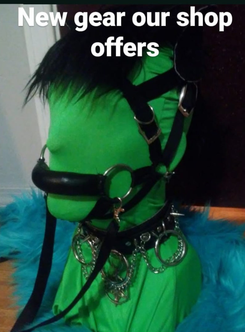 Face halter / harness / fetish gear commissions murrsuit, pony play and furry 