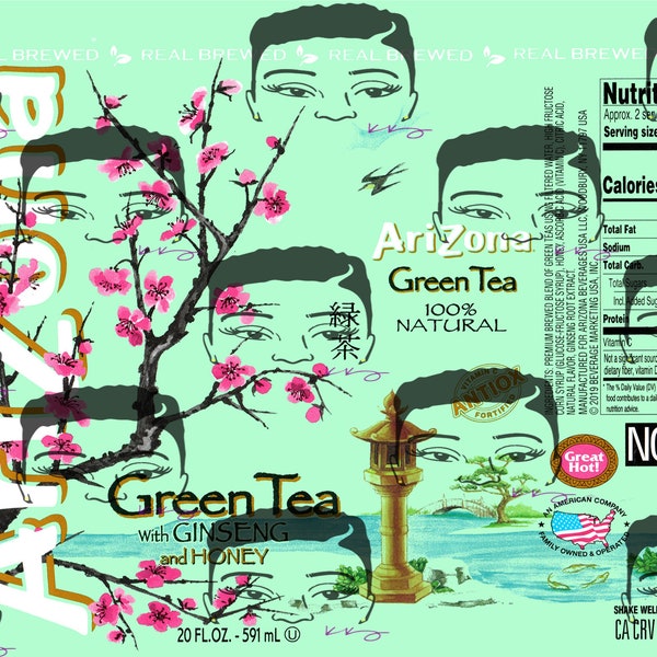 Arizona Green Tea Etsy