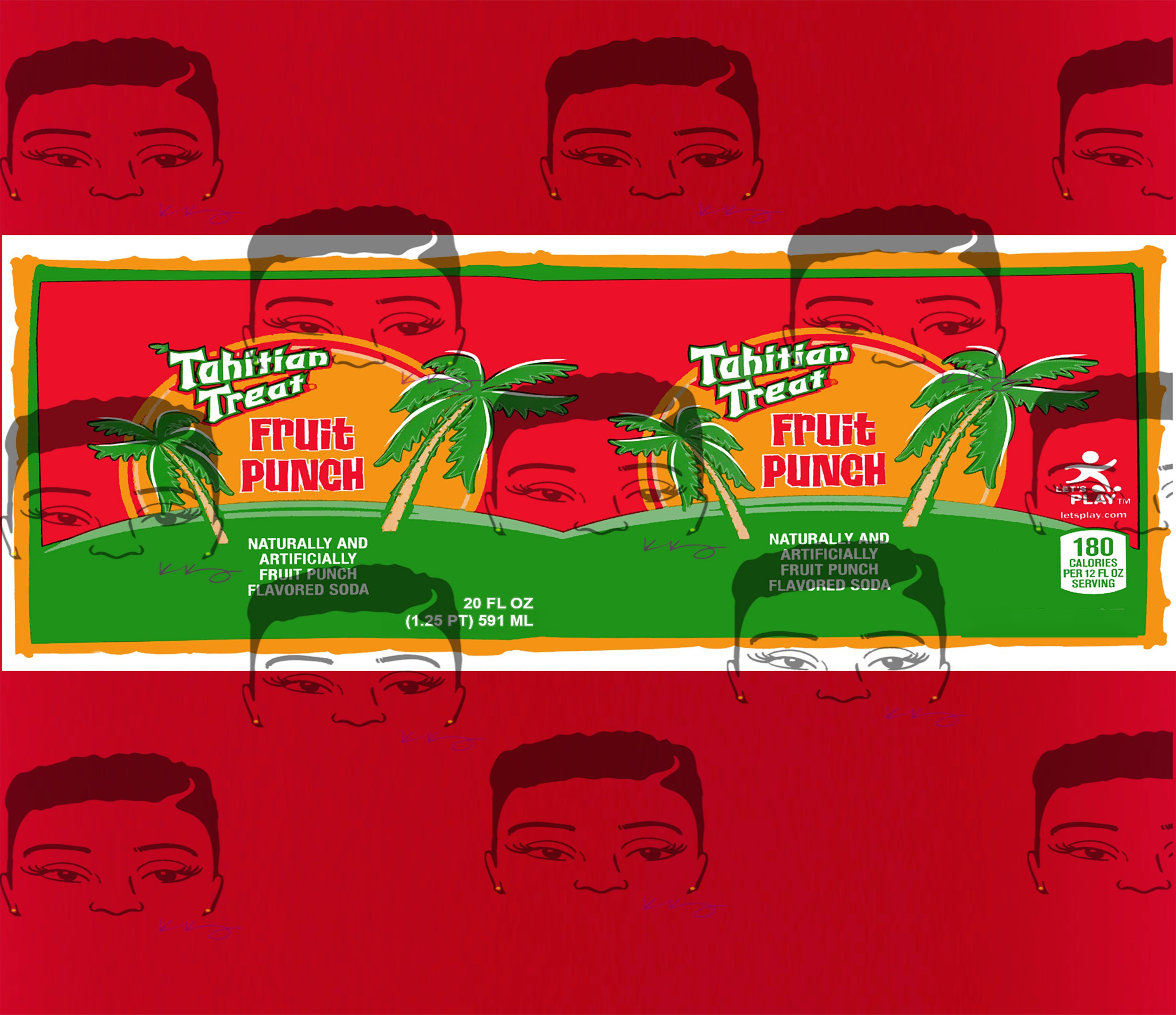 Tahitian Treat Tumbler Wrap PNG 300 DPI Sublimation Wrap Etsy