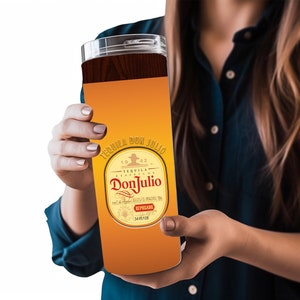 Don Julio Reposado Tumbler Wrap - PNG 300 DPI Sublimation Wrap