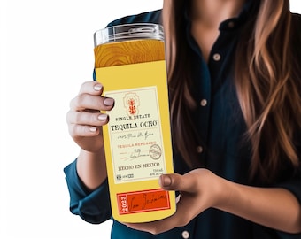 Mai Tai Tumbler Wrap - PNG 300 DPI Sublimation Wrap