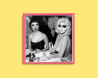 Trixie and Katya Drag Queen Print | Hollywood Parody Photo