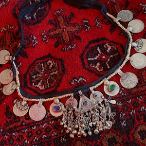 Nuri Vintage Necklace | Handmade Kuchi Long Jewelry Afghan Afghanistan