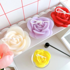 Candles For Mom | Mother&#39;s Day Candle Gifts | Aesthetic Rose Candles | Flower Candles | Romantic Candles