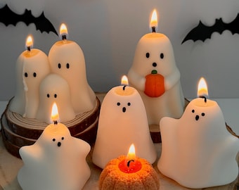 Halloween Ghost Soy Wax Candle | Spooky  Home Decor