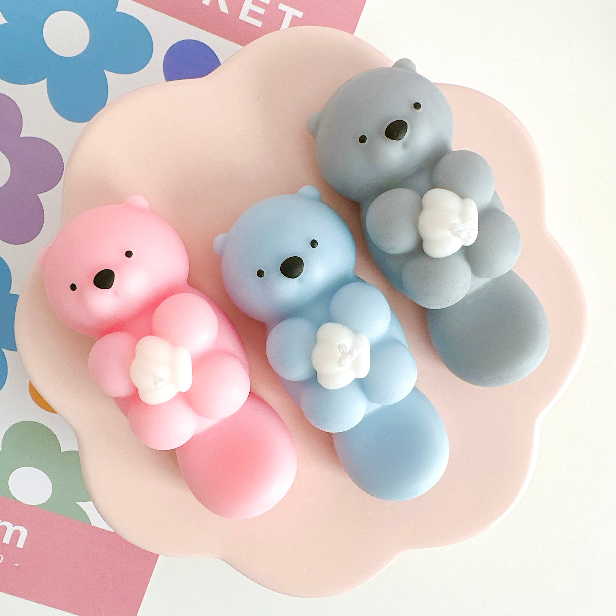 Sea Otter Candles | Animal Candles | Small Candle Gifts | Cute Small Candle Gifts