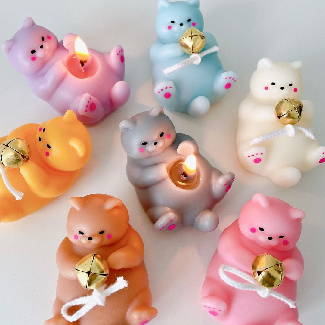 Chilling Fat Cat Candles Cat Lover Gifts Small Candle Gifts Etsy