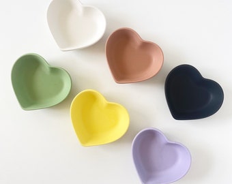 Heart  Jewelry Dish | Mini Jesmonite Bowl