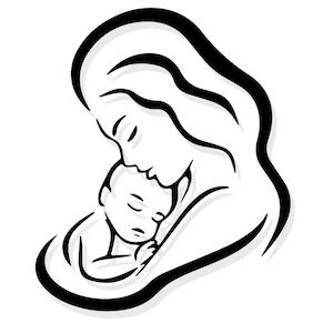 Mamma che tiene in braccio il bambino SVG per Cricut / Festa della mamma SVG / Festa della mamma Clip art / png / ai / eps / pdf