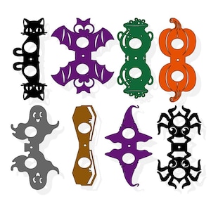 ハロウィン ロリポップ ホルダー svg/猫 ロリポップ ホルダー/コウモリ ロリポップ ホルダー / クモ ロリポップ ホルダー / ゴースト ロリポップ ホルダー / ロリポップ ホルダー svg