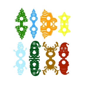 Weihnachten Lollipop Halter SVG Datei / Lolly Pop Halter Bundle svg / Weihnachten Schokoladenhalter