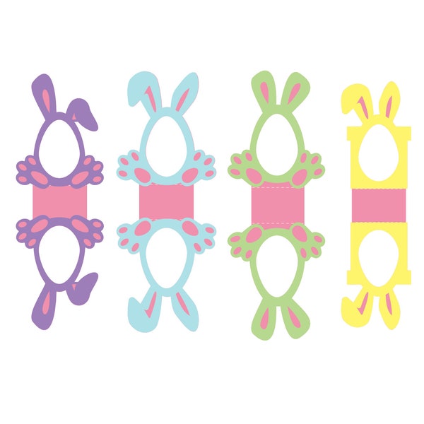 Easter Egg Holder szablon SVG / Easter Candy Holder szablon SVG / Chocolate Egg Holder SVG