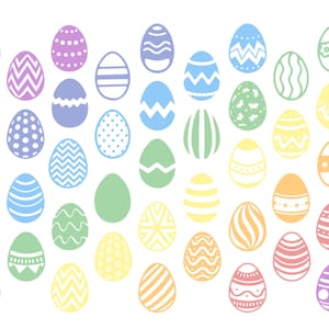 Huevo de Pascua SVG para Cricut y Silhouette
