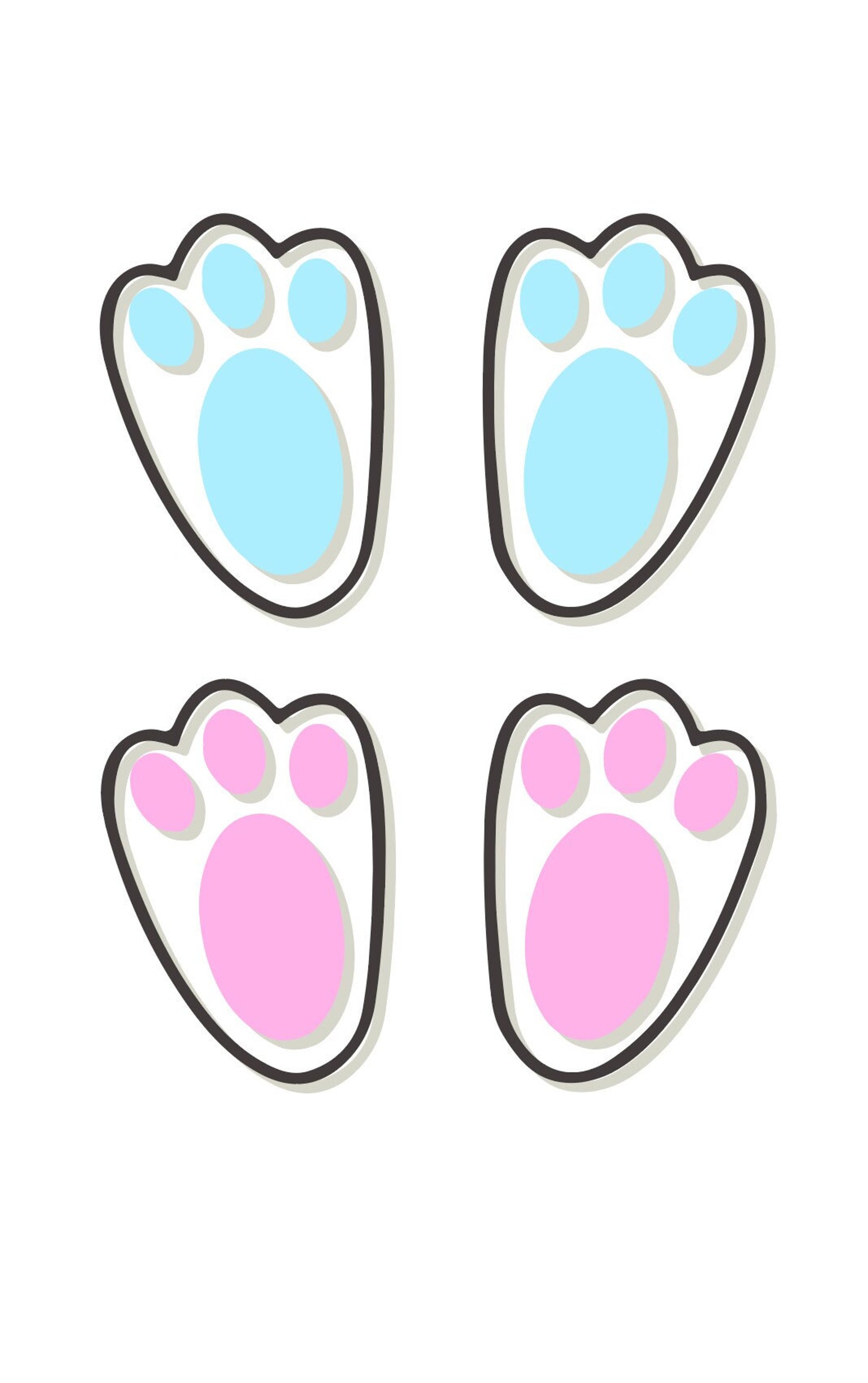 Easter Bunny Feet SVG for Cricut / Bunny Feet Svg / Easter Svg Etsy
