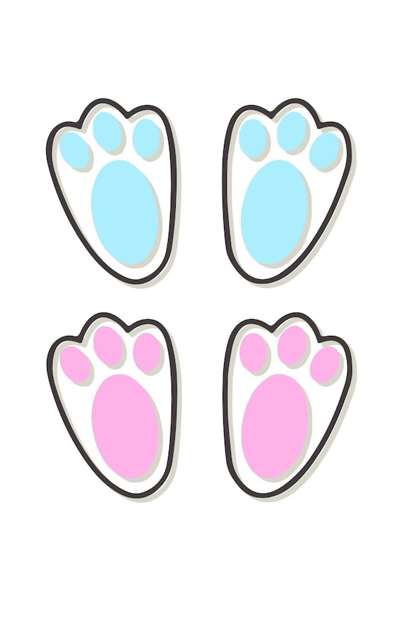 Easter Bunny Feet SVG for Cricut / Bunny Feet Svg / Easter Svg | Etsy