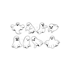 Ghost SVG / Halloween SVG / Ghost silhouette svg / Cute Ghost SVG