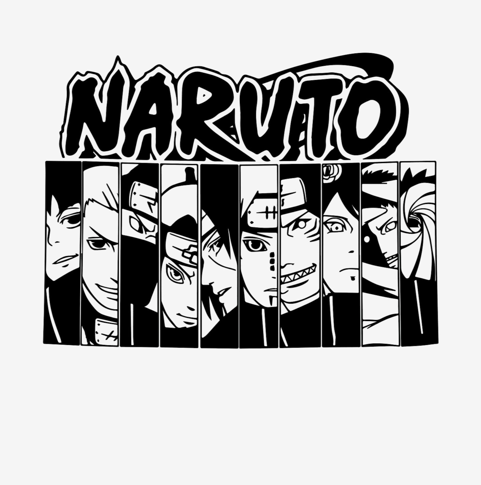 Naruto SVG File for Cricut / Naruto Vector / Naruto Clip Art | Etsy UK