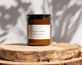 Lime Basil & Mandarin Soy Candle – Sophisticated Gift for Men, Elegant and Eco-Friendly