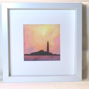 Framed giclee print of St. Mary&#39;s Island.