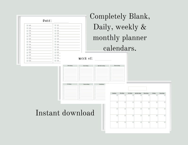 2022-minimalist-blank-day-week-month-planner-blank-minimalist-etsy
