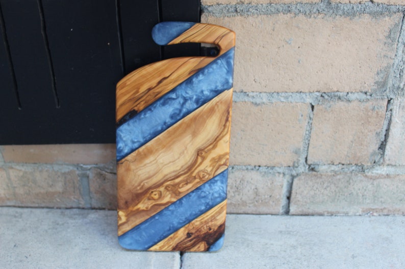 Handle Olive Wood Charcuterie Board Etsy