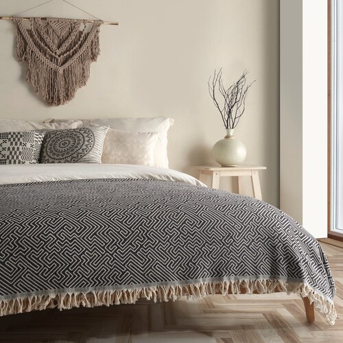 86x94 Queen Size Cotton Blanket TURKISH BLANKET Etsy