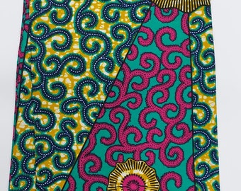 Tela estampada africana/Venta al por mayor, 6 yardas, 100 % algodón encerado/Estampados Ankara/Ideal para vestidos africanos