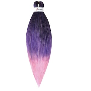 Color M2 - Easy Braiding Hair Pre Stretched Braiding Hair Prestretched Synthetic Braiding Hair  Yaki Straight Hair 26&quot;