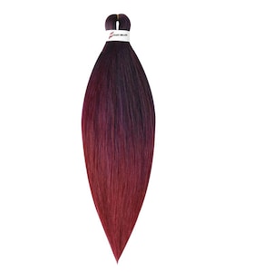 Color M6 - Easy Braiding Hair Pre Stretched Braiding Hair Prestretched Synthetic Braiding Hair  Yaki Straight Hair 26&quot;