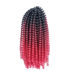 Color C6 - Spring Twist Crochet Braids Bomb,crochet twist hair,crochet twist,braids hair,spring bomb twist hair - 30 Strands 8&quot;