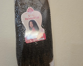 2T1B/30 - Trenza de crochet trenzada Outre X-Pression: trenza afro elástica de 24"