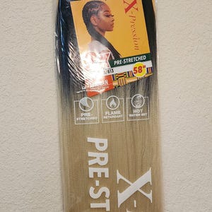 Color T1B/613 - X-pression Xpression Expression 58&quot; Braiding hair 3X Pre-Stretched