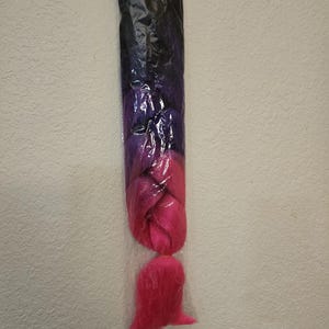 Ombre Jumbo Synthetic Braiding Hair Extensions 100g 24&quot; #C11
