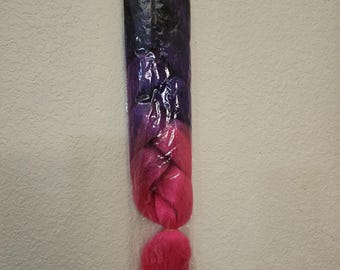 Extensiones de cabello trenzado sintético Ombre Jumbo 100 g 24" n.º C11