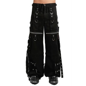 Northern Star X-strap Zip off Black Gothic Punk Rave Pants - Etsy