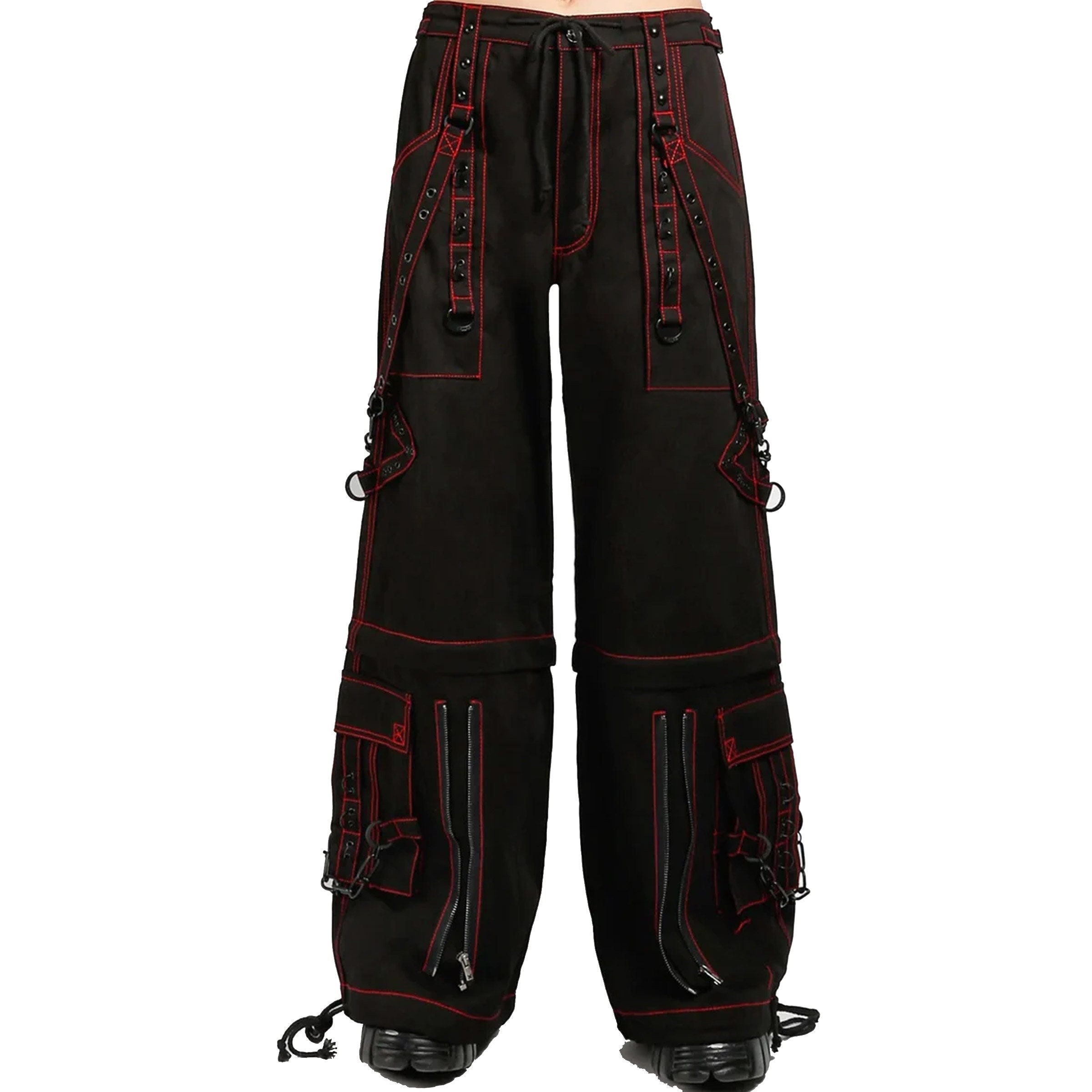 black goth pants