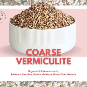 Premium Coarse Vermiculite –  Soil Amendment for Aeration, Moisture Retention, and Plant Growth – Perfect for Houseplants | Cycle of Plant