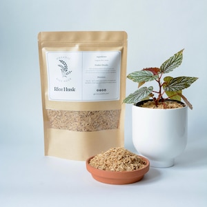 Organic Rice Husk - Eco-Friendly Soil Amendment for Aeration & Drainage in Potting Mixes | Cycle of Plant