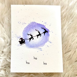 Lune de carte de Noël