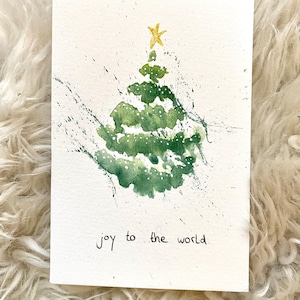 Carte de Noël Arbre de Noël