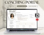 Coaching Portal Notion Template, Ultimate Notion Planner for Coaches, Client Tracking, and Business Management, Self Improvement, Wellness