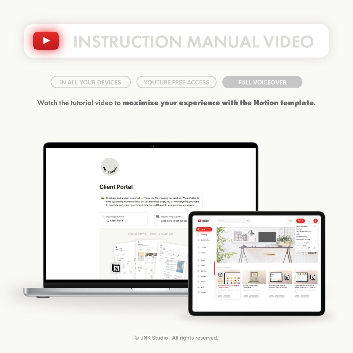 Client Portal Notion Template, Ultimate Notion Planner for Freelancers ...