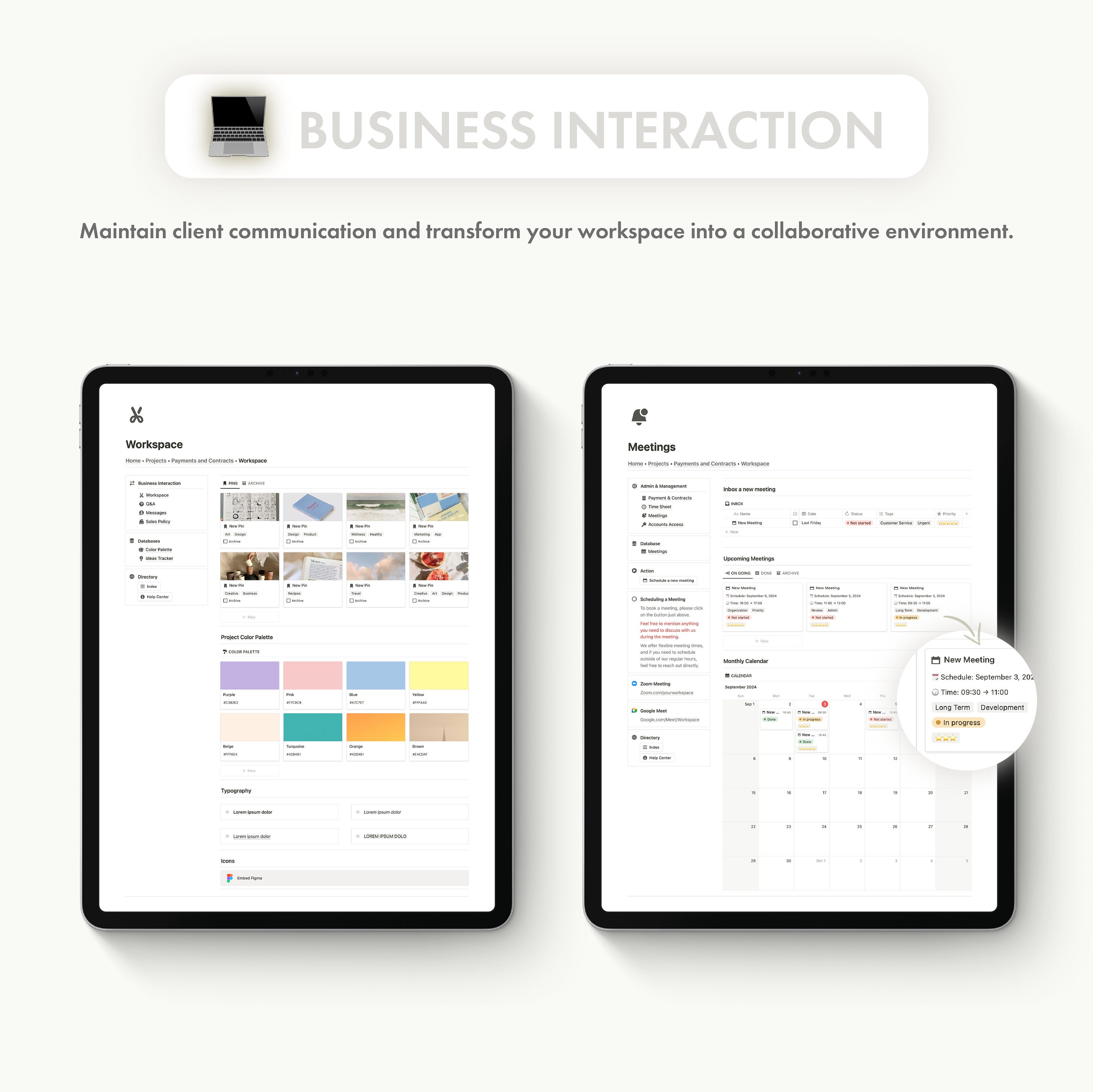 Client Portal Notion Template, Ultimate Notion Planner for Freelancers ...